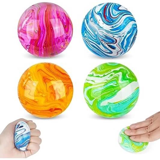 Balles Anti-Stress Colorées Fidget Balls,4PCS PU Souple Balle Anti Stress  Fidget Jouets pour Soulager l'anxiété pour Aider l'anxiété - Cdiscount Jeux  - Jouets