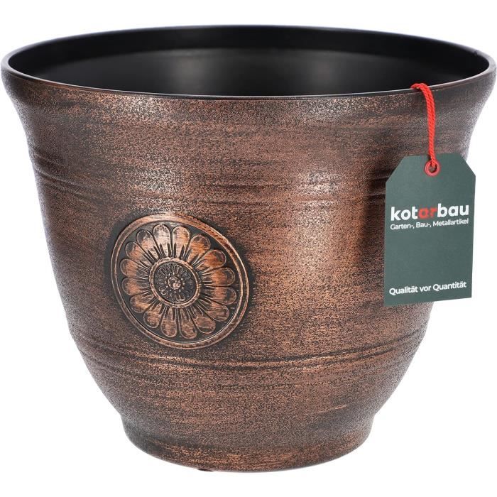 Pot à Eau En Cuivre 1000 Ml - Pour Plantes Intérieur Et Extérieur - Arrosoir Décoratif Avec Grande Ouverture