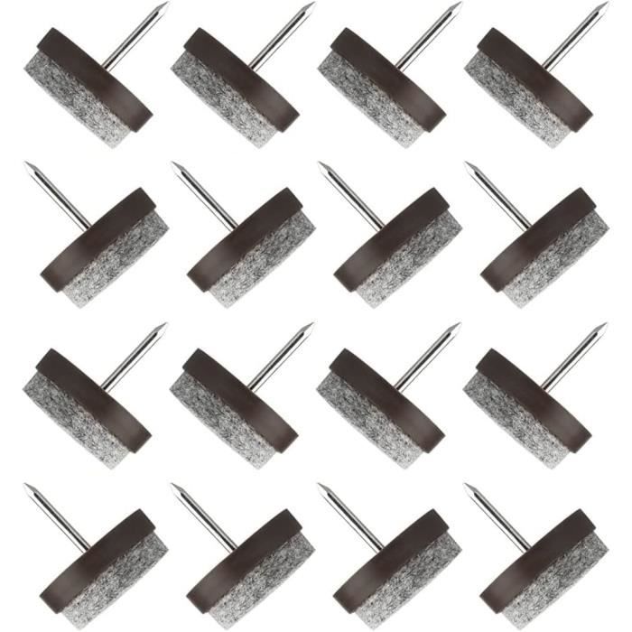 Patin à Clouer En Feutre Marron Pour Meubles, VYNEX 555532