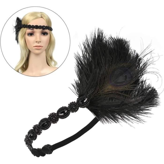 Mariage De Coiffe De Mariée Plume Coiffe Années 1920 Accessoires De