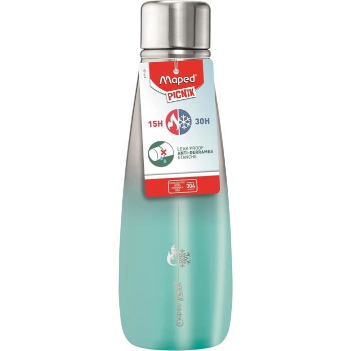 Gourde Isotherme Acier Inoxydable 500ML Bambaw® L Ma Boutique écologique | Gourde éco-responsable