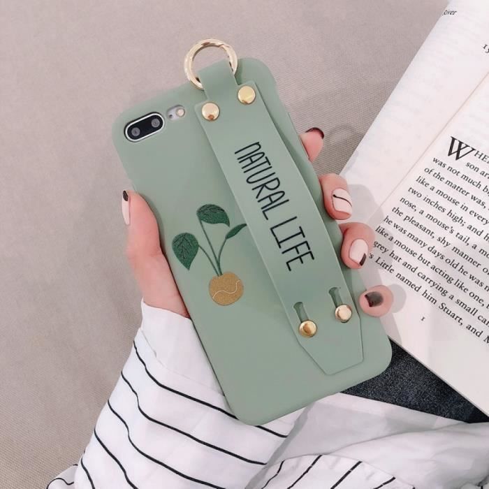 Coque, iPhone XR, Magnifique B iPhone Max Cactus souple poignée sangle étui  Silicone anneau souple béquille iPhone 6 housse Capa - Cdiscount Auto