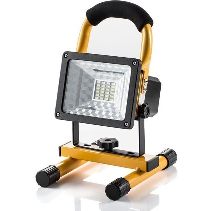 3-Modes de projecteur avec rouge lumière stroboscopique Alimenté Par Batterie lampe de poche Outdoor COB DEL