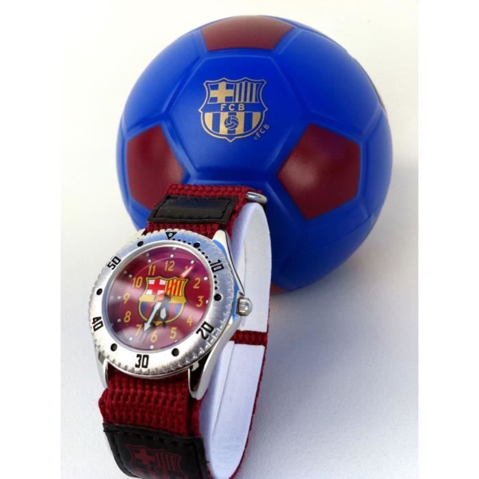 Montre enfant gar on fille bordeaux sport foot fc barcelone