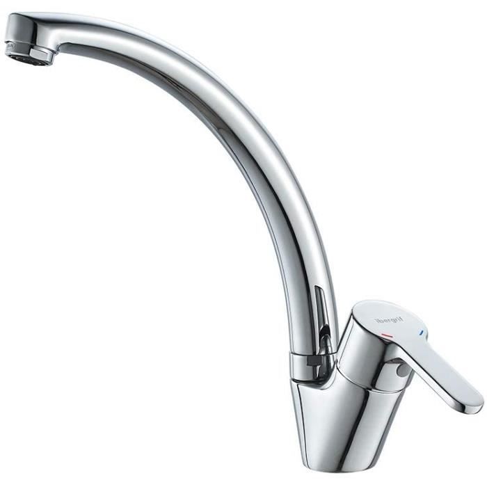 Mitigeur Monocommande Hansaprimo 4950 Pour évier, Chromé - B