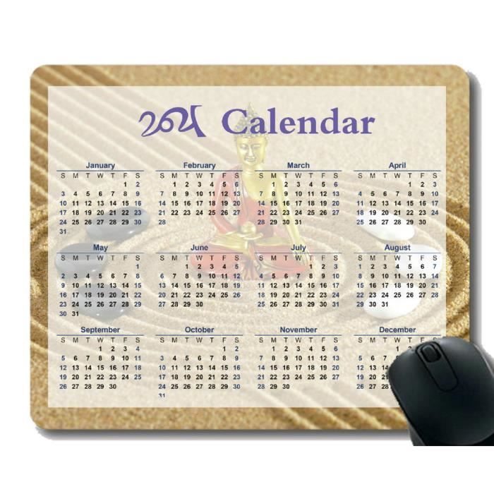 Tapis De Souris De Jeu Calendrier 2021 Personnalisé Statue Zen En Pierre De Bouddha Yt129 Cdiscount Informatique