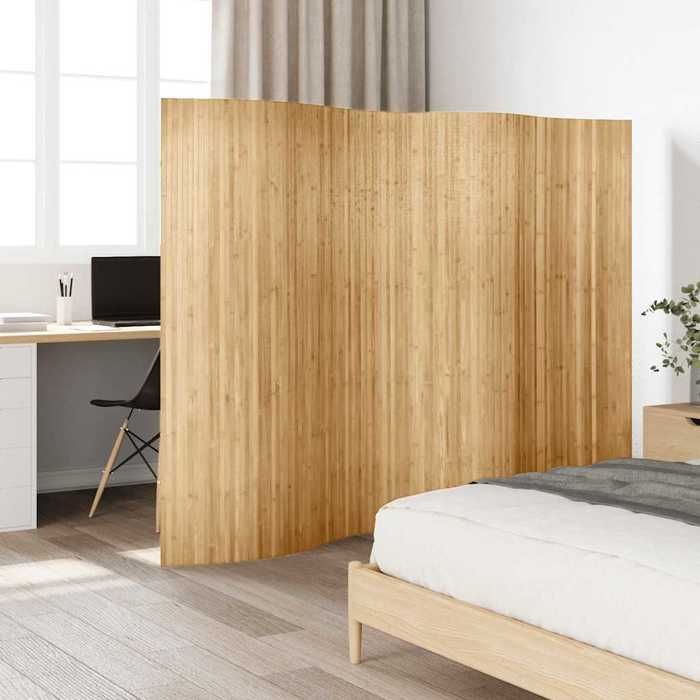 VidaXL Cloison de séparation Bambou 250 x 165 cm Naturel 247197