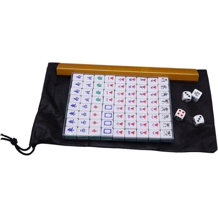 JEU DE MAHJONG chinois jeu de société pour fête de rassemblement