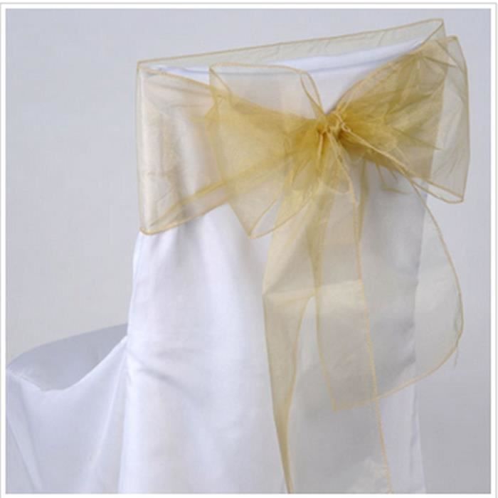 Noeud De Chaise Mariage Or Achat Vente Pas Cher