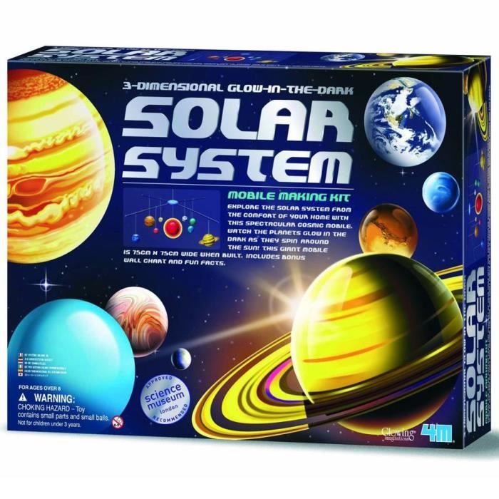 Kit Système Solaire - 4M - PW - Maquette 30 cm - Loisirs créatifs