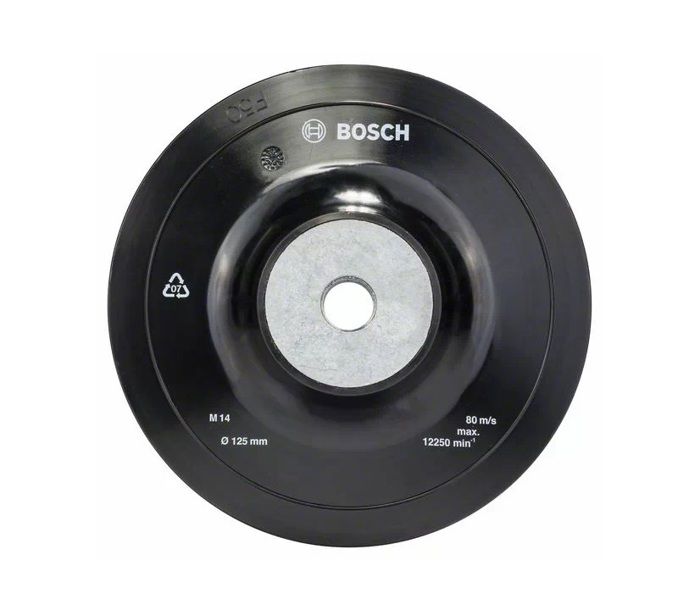 Plateau de ponçage Ø125 mm BOSCH pour meuleuse angulaire 1 608 601 033 - vue 4