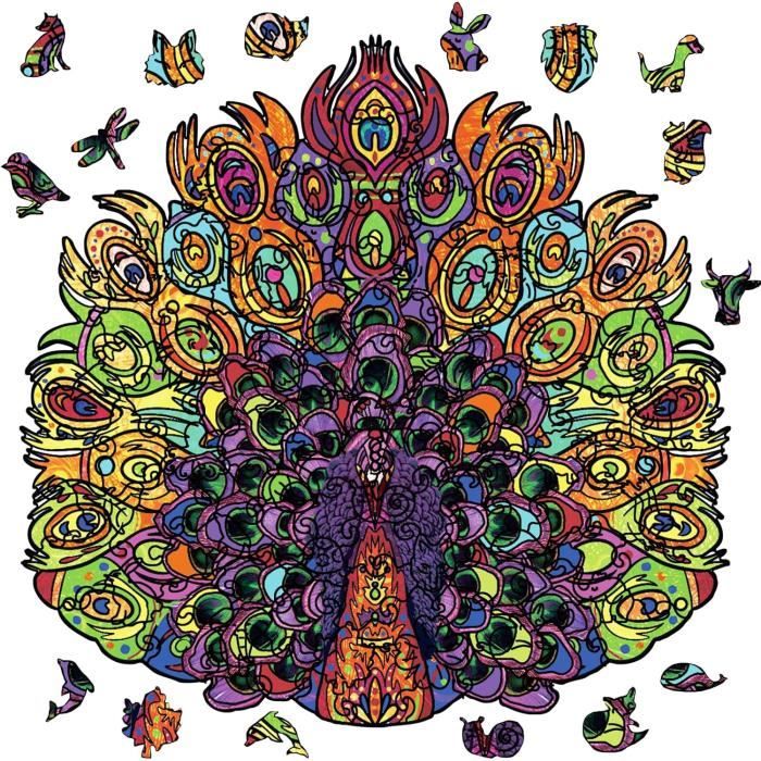 Puzzles en bois papillon, puzzle en bois en forme d'animal unique et irrégulier, cadeau créatif pour adolescents et adultes Puzzles en bois papillon, puzzle en bois en forme d'animal unique et irrégulier, cadeau créatif pour adolescents et adultes