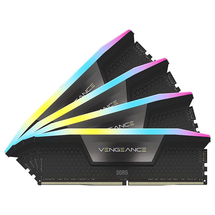 Mémoire RAM CORSAIR Vengeance RGB DDR5 96 Go 6000 MHz CL30