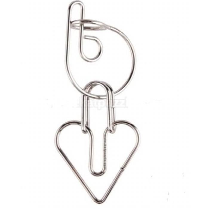 WishesMar Lot De 16 Casse-tête Métalliques – Casse-tête En Fil, Défi Logique, éducatif, 5x5 Cm, Pour Enfants Et Adultes, Avec Manuel