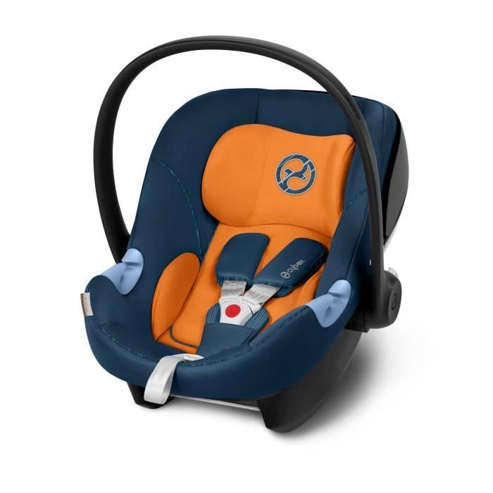 Siège Auto Bébé Coque CYBEX Gold Aton S2 I-Size – Naissance à 24 Mois, 13 Kg, Lava Grey, ISOFIX & SensorSafe