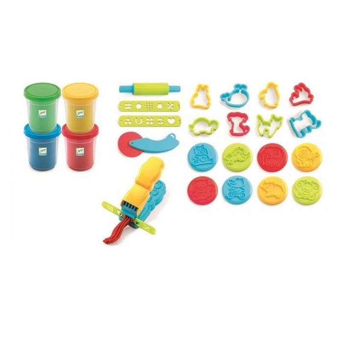 4 pots de pâte à modeler sweet - Djeco
