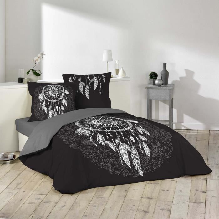 Housse De Couette 200X200 Dessin Manga - Housse de Couette Loup Style Dessin | Couettedouillette.com