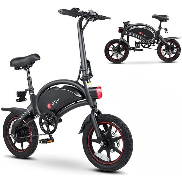 Vélo électrique pour adultes 14” 10 Ah APP DYU D3+ Noir