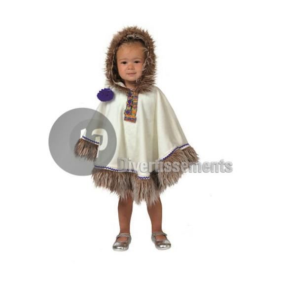 Deguisement Enfant D Esquimau Beige Taille Unique Cdiscount Jeux Jouets