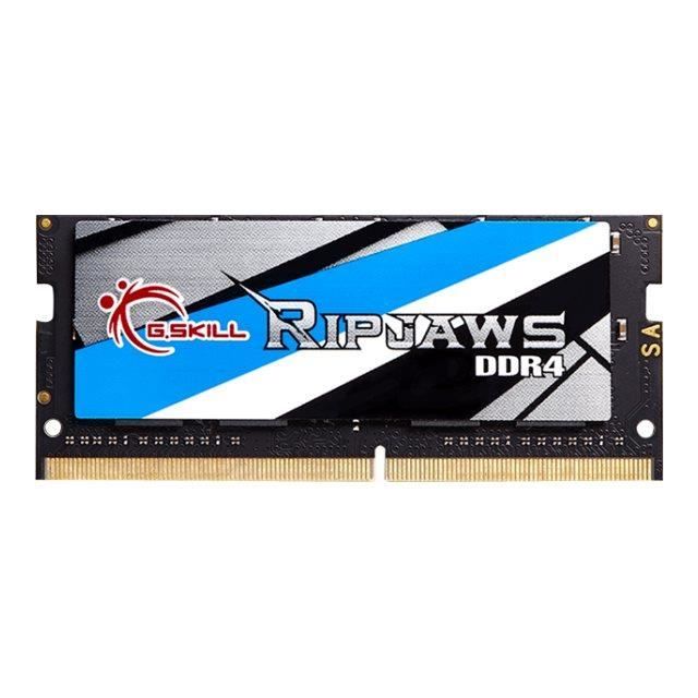 Vente Memoire PC G.SKILL Mémoire Notebook Ripjaws Series - 16 Go PC4-21300/DDR4 2666 Mhz F4-2666C18S-16GRS pas cher Vente Memoire PC G.SKILL Mémoire Notebook Ripjaws Series - 16 Go PC4-21300/DDR4 2666 Mhz F4-2666C18S-16GRS pas cher