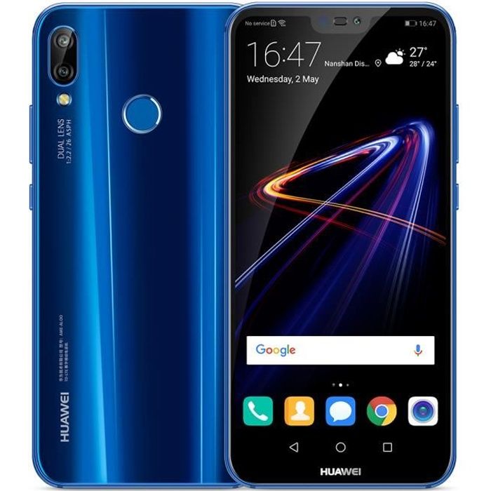 huawei p20 lite bleu 64go cdiscount telephonie