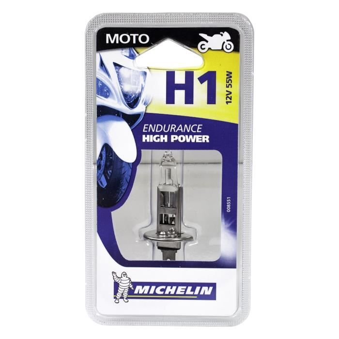 MICHELIN 1 Ampoule H1 Moto - 55W - 12V