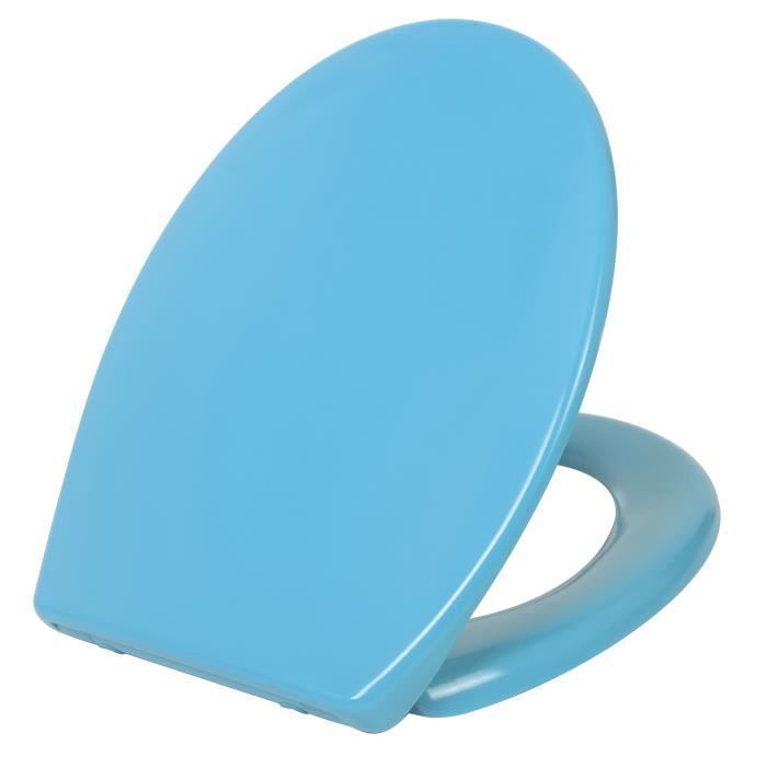 abattant wc bleu canard