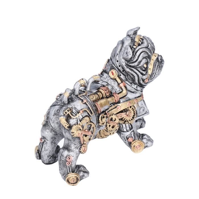 Figurine Chien Décorative Noire - Statue Maison - Thème Afrique - Adulte