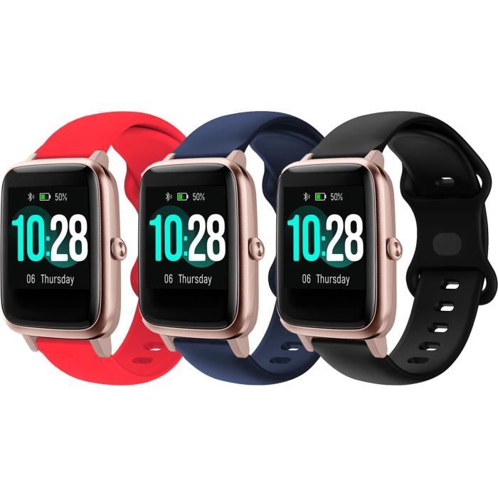 Bracelet Montre en Silicone de Remplacement Compatible pour