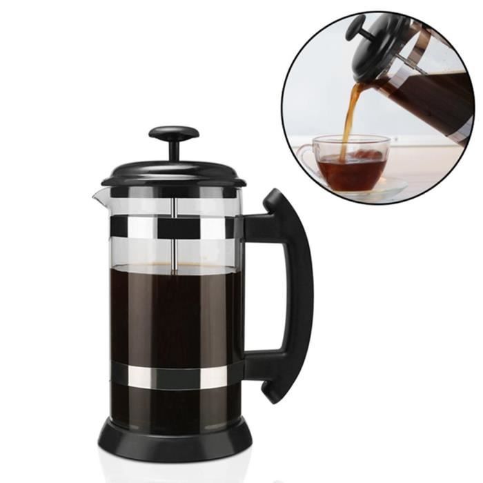Leegoal 1000ml Cafetiere Presse Menagere Machine A The Resistant A La Chaleur Filtre Presse Style Francais Achat Vente Cafetiere Theiere Cdiscount