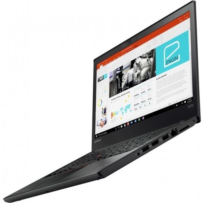 Lenovo ThinkPad T470 - i5 6300u - 8Go - SSD 240Go