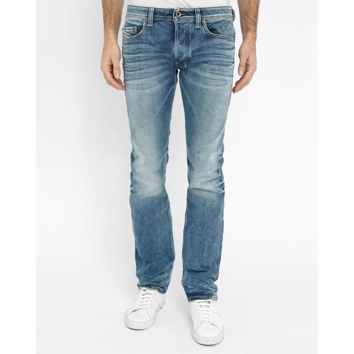 Jean Droit Bleu Clair Délavé Safado pour homme Bleu - Cdiscount  Prêt-à-Porter