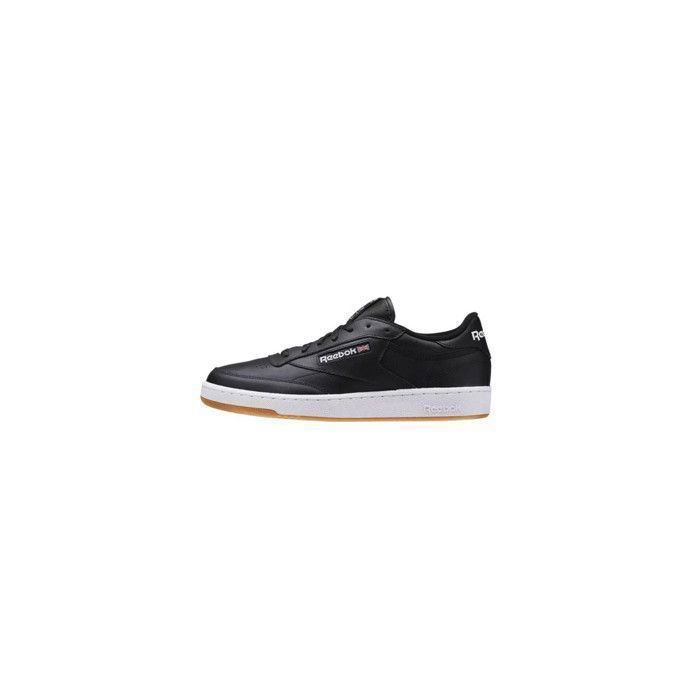 Basket Reebok CLUB C 85 - Homme - Noir - ZZYSH - Cuir - Plat - Lacets