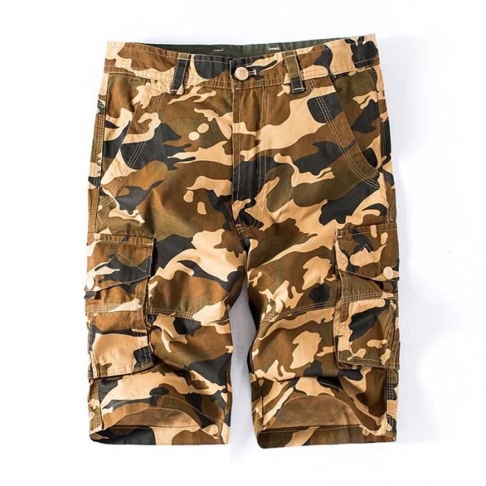 Bermuda homme kaki militaire deals