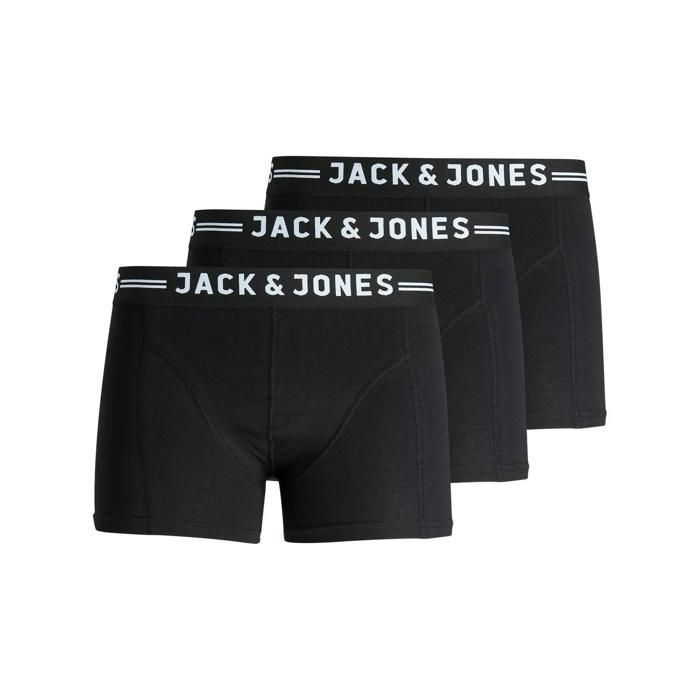 Boxer Homme Jack & Jones Lot De 3 - Coton Élastique Confortable - Sous-Vêtement Classique Daily Wear