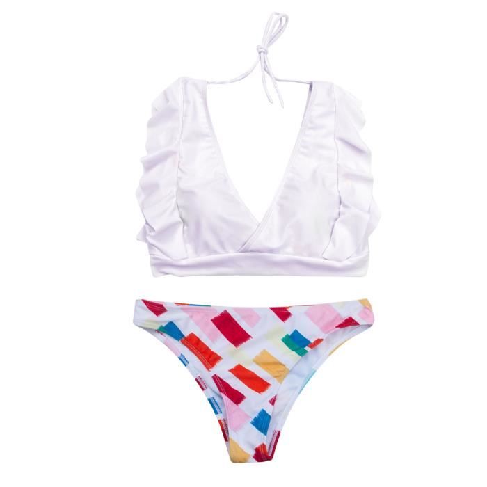 ESSECMBS Maillot De Bain Une Pièce Fille Bikini Neata Avec
