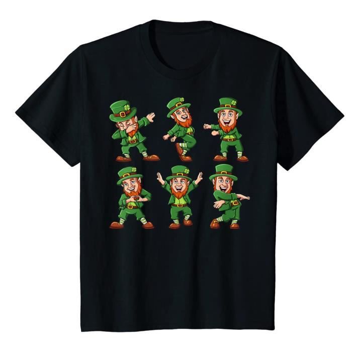 T-shirt Saint-Patrick Drôle Vert Irlandais - Homme/femme, 100% Coton, Neuf Avec étiquettes