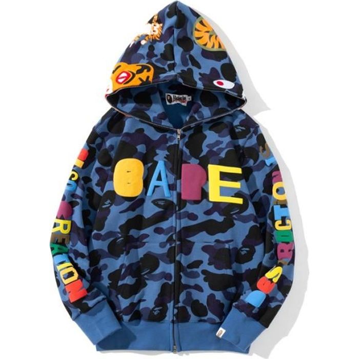 Veste requin capuche sales