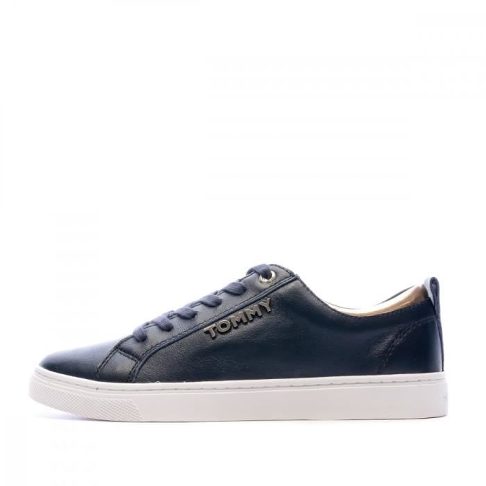 Tennis tommy hilfiger store femme bleu marine