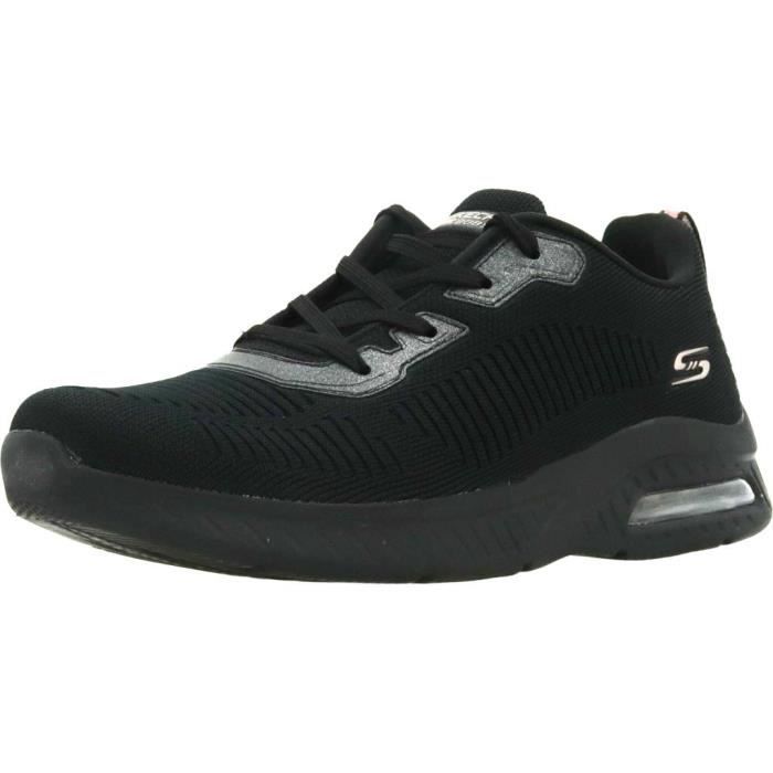 Basket Skechers Femme 125666 Noir Textile Lacets