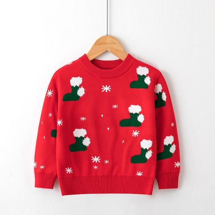 Pull sales noel mixte