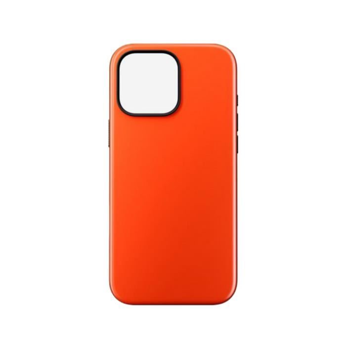 Coque pour iPhone 16 Pro Max - NOMAD - Modèle Sport - Orange - Antichocs - TPU