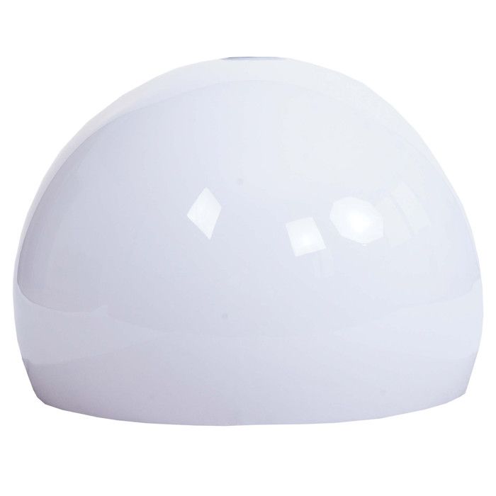 Abat-jour HWC-M34 pour lampe à arc et suspension abat-jour de rechange Ø 40cm plastique - blanc
