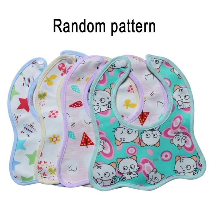 Bavoir Pour Bebe Cartoon Impression Coton Snap On Impermeable Anti Sale Bavoir Bebe Aleatoire Cdiscount Puericulture Eveil Bebe