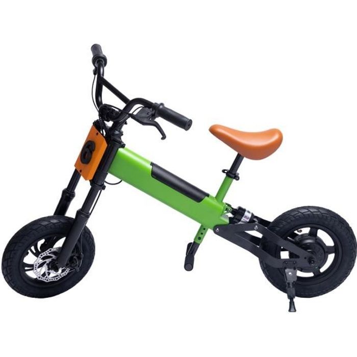 Vélo électrique enfant rouge - Vitesse max 15 km/h - Livraison offerte