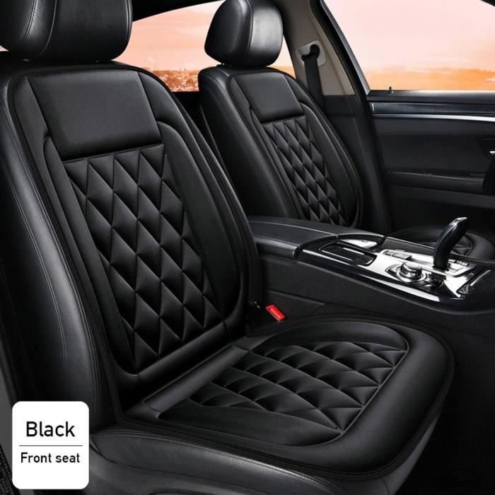Coussin chauffant noir pour voiture-12 v-Coussin de siège chauffant pour  l'hiver -température unique-massage corporel - Cdiscount Electroménager