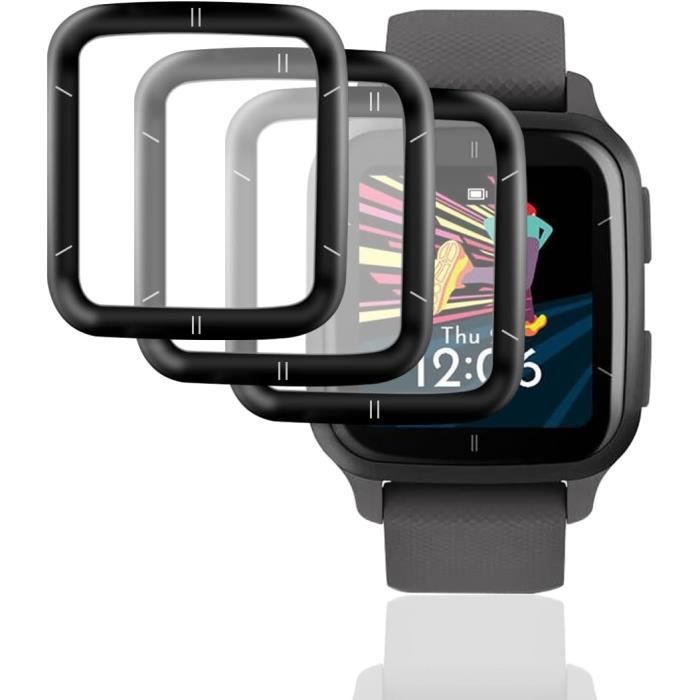 2 Coques Et Cadre écran Pour Garmin Venu Sq 2 / Music Sq 2 - Protection Complète - Neuf
