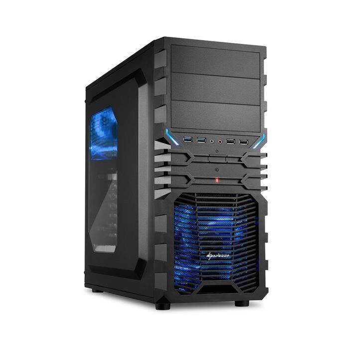 PC Gaming, AMD Ryzen 3, RX 550, 480Go SSD, 2To