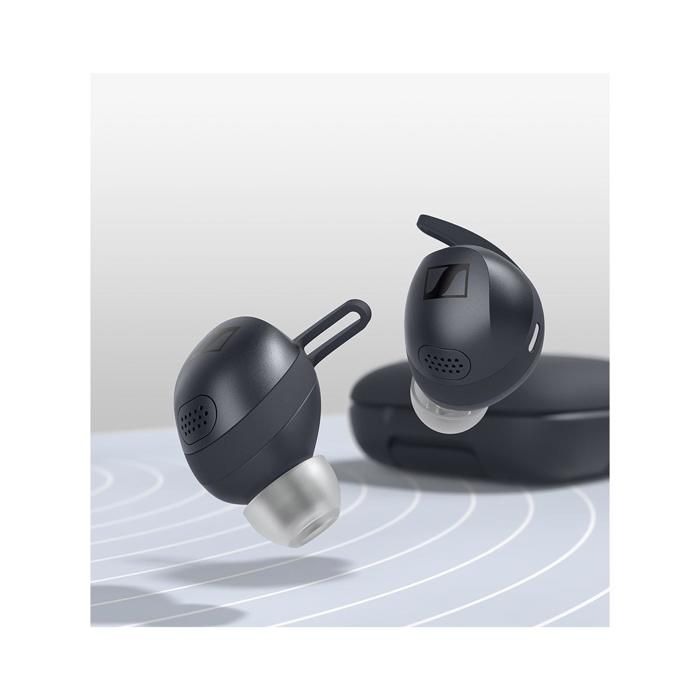 Sennheiser écouteurs Momentum Sport avec Suivi de Fitness pour Rythme Cardiaque et température corporelle Son avec ANC adaptatif Maintien sécurisé durée de Vie de la Batterie 24h - vue 3