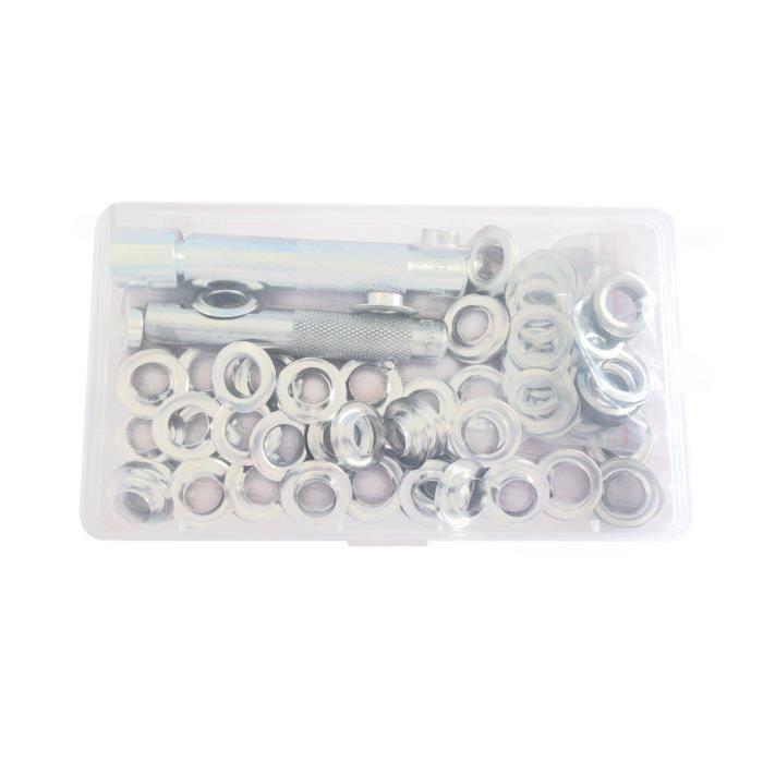 100 Pieces Oeillets Poincon Et Bache Auvent Tente Bache Kit De Reparation Trou Oeillet Nouveau Achat Vente Bache Les Rondelles Cdiscount